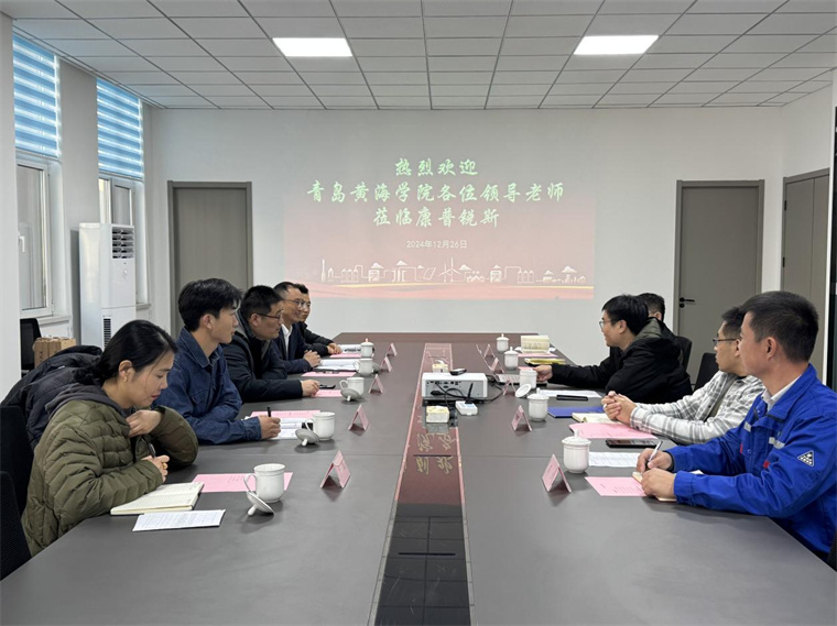 白菜官网走访康普锐斯，共绘产教融合新蓝图
