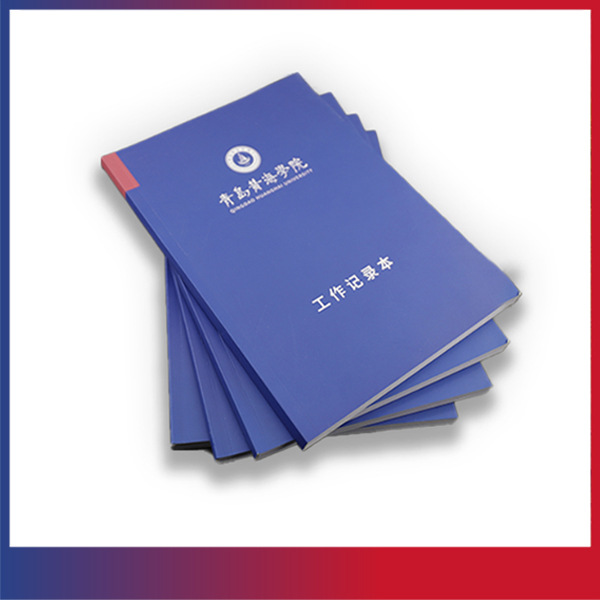 2023白菜网总站大全文创纪念品——黄海logo红蓝笔记本